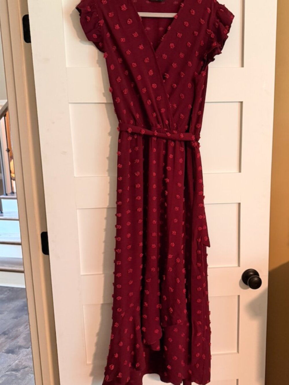 Short Sleeved Wrap Dress